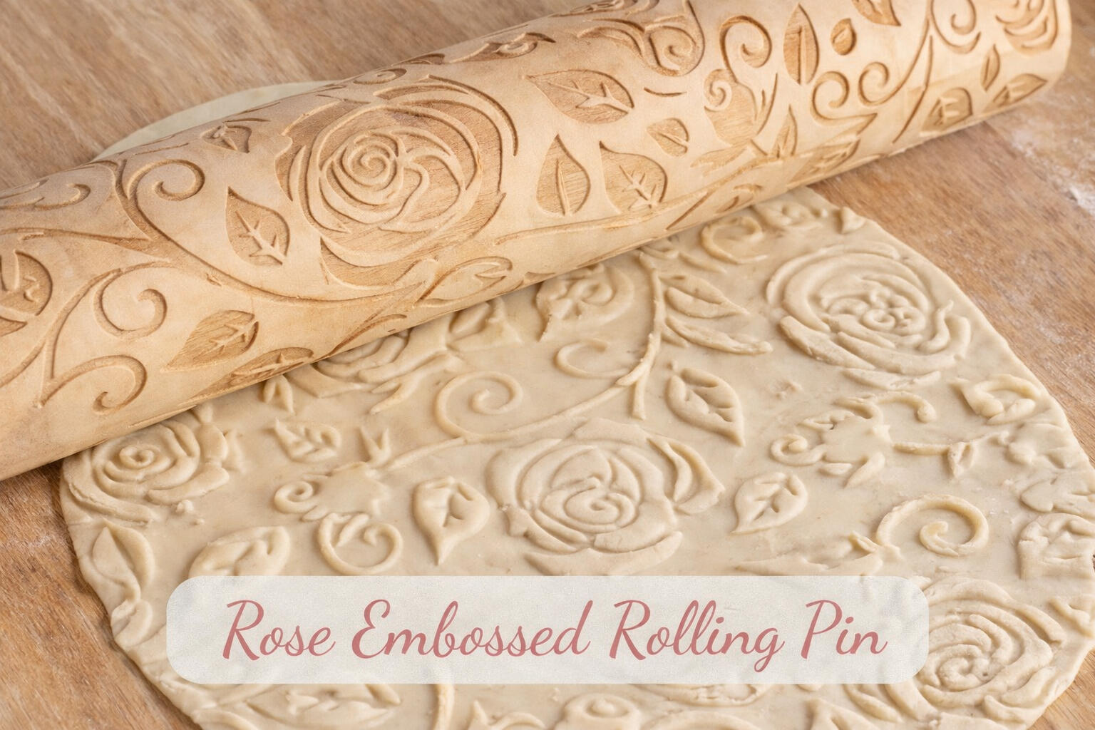 Rose Rolling Pin